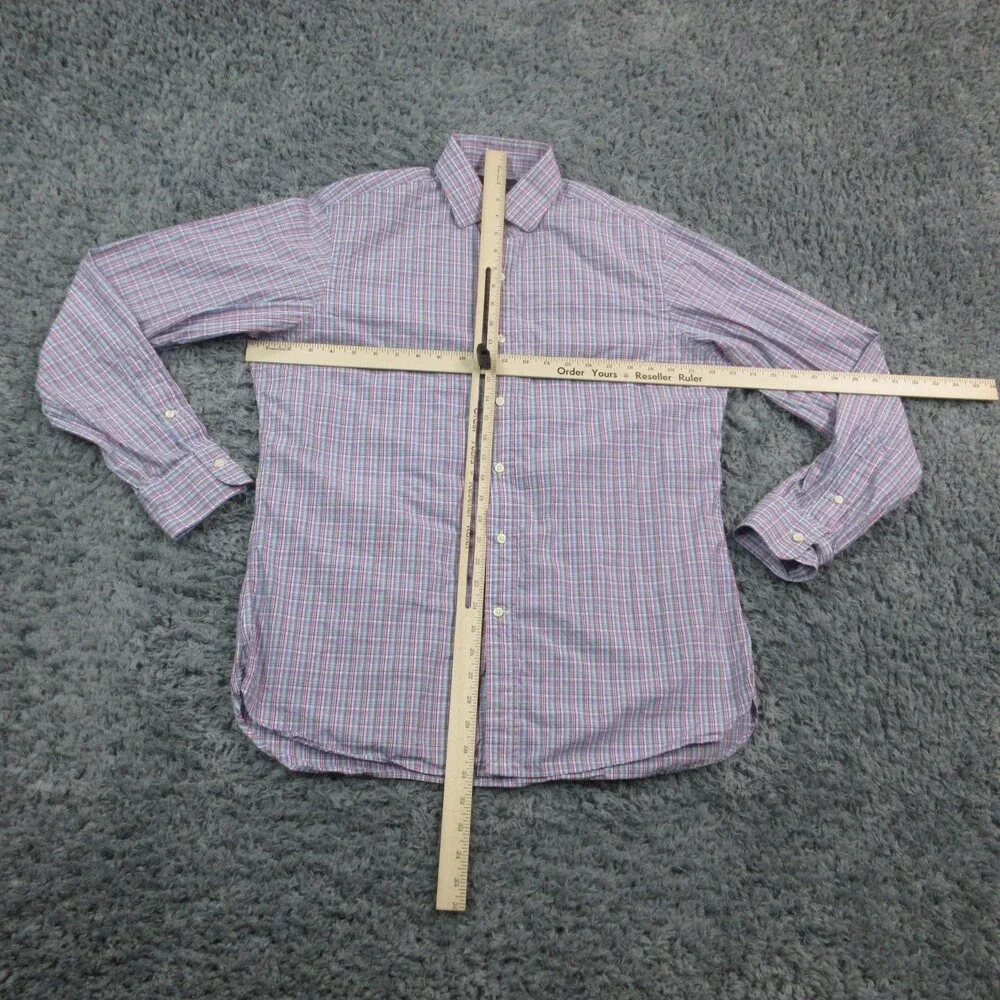 Polo Ralph Lauren Shirt Mens Large 16 Plaid Button Down Classic Dress Shirt